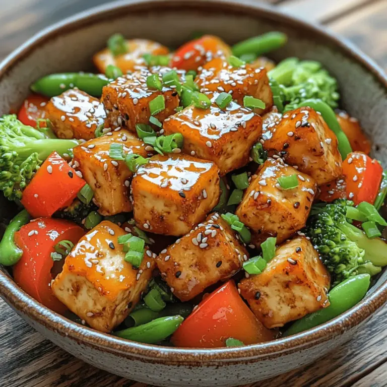 Welcome to a culinary journey that highlights the vibrant and mouth-watering Zesty Orange Glazed Tofu Stir-Fry. This dish stands out not only for its delectable flavor but also for its all-encompassing health benefits, making it a favorite in plant-based diets. The combination of crispy tofu, colorful vegetables, and a zesty orange glaze creates a symphony of taste that will brighten up any meal. As we embrace the growing trend of plant-based eating, it’s essential to explore dishes that are both nourishing and satisfying. Tofu, a staple in vegetarian and vegan cooking, offers a versatile canvas for flavors, making it an ideal ingredient for this delightful stir-fry.