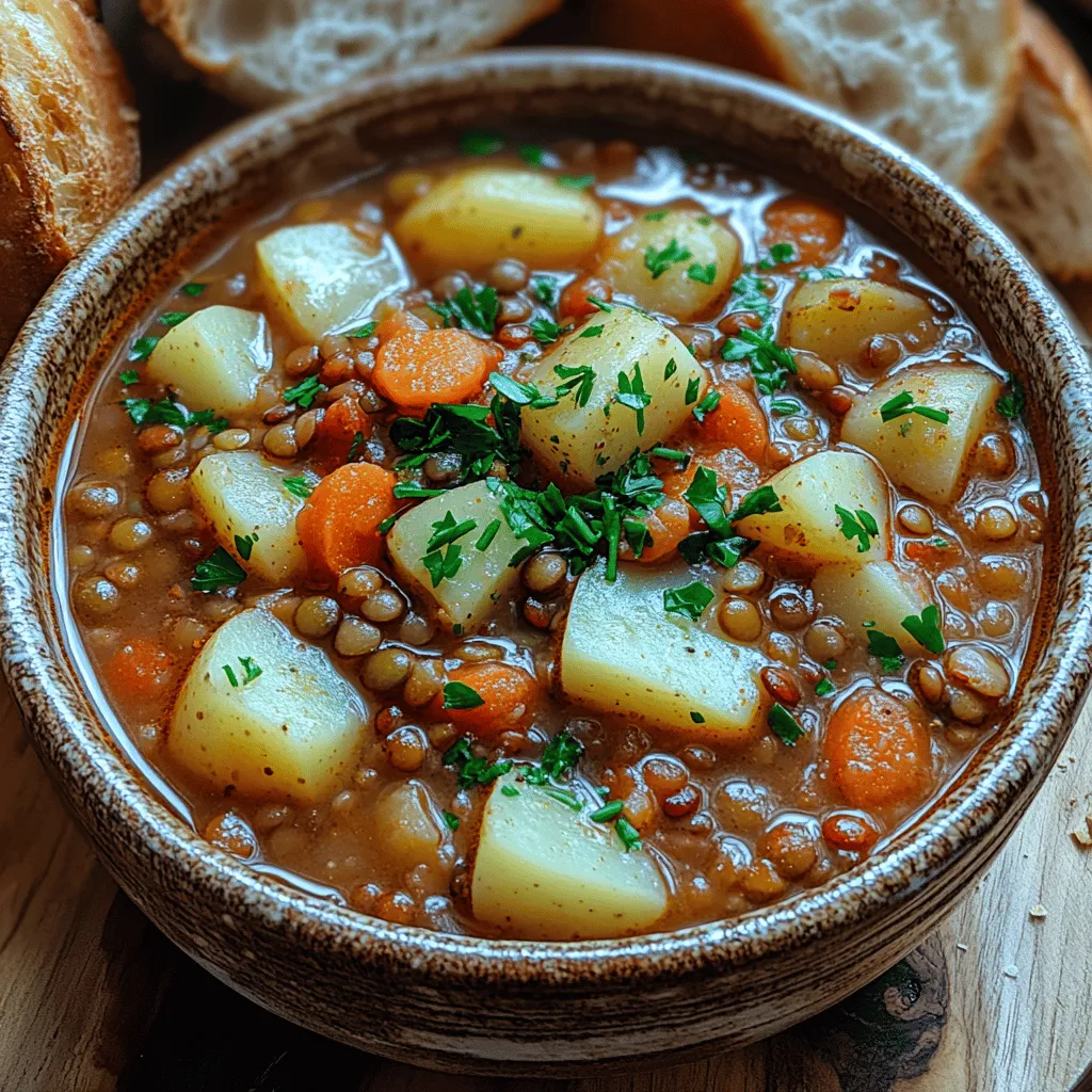 When it comes to home cooking, few things evoke feelings of warmth and nostalgia quite like a comforting bowl of soup. It’s a universal staple, appreciated across cultures for its ability to nourish and satiate. Among the myriad of soup options, Hearty Lentil and Potato Soup stands out as a quintessential comfort food, perfect for both chilly evenings and cozy family gatherings. This recipe not only tantalizes the taste buds but also delivers a robust nutritional profile that makes it a go-to meal for health-conscious eaters.