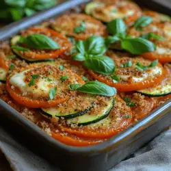 To create a truly memorable Zucchini & Tomato Gratin, it’s essential to understand the key components that contribute to its unique flavor and texture. Let's delve into each ingredient, exploring their roles and benefits.