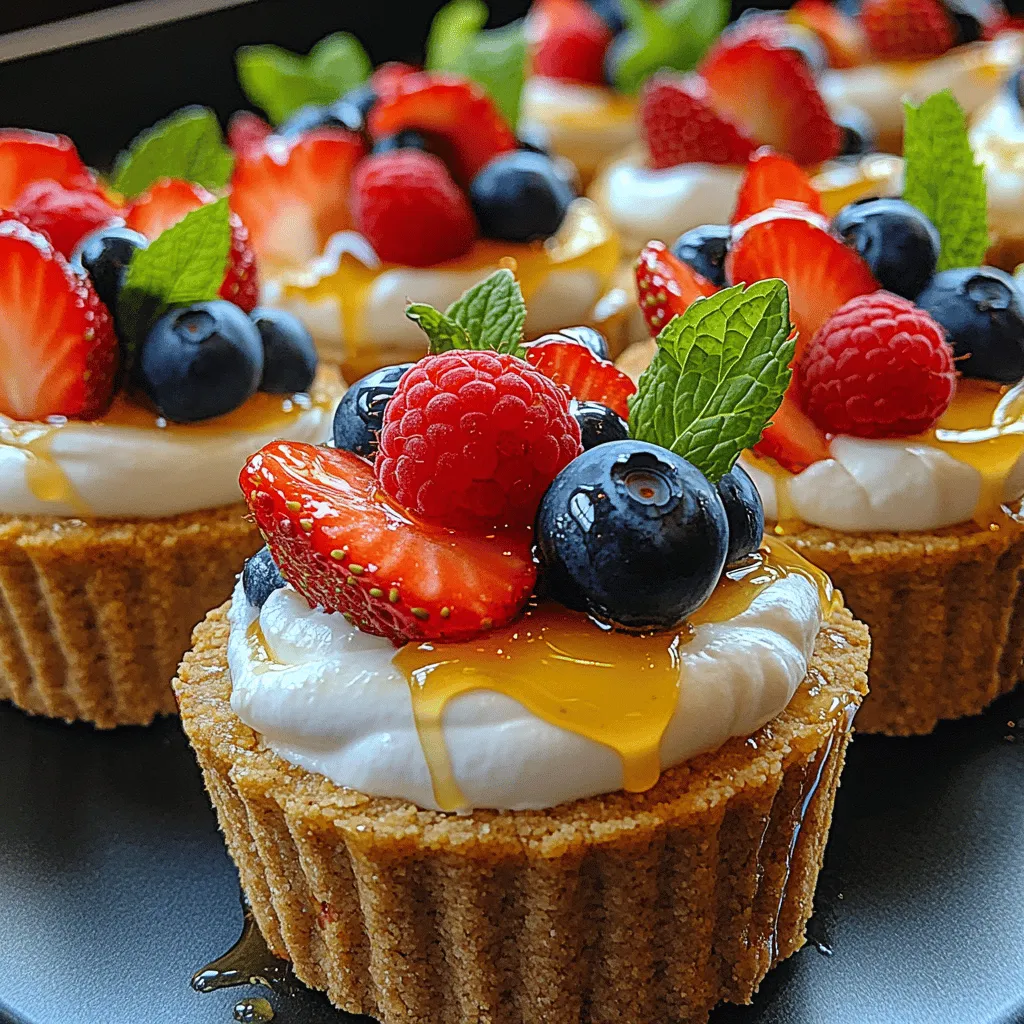 Mini Cheesecake Fruit Cups are a delightful dessert option that perfectly marries the rich, creamy goodness of cheesecake with the refreshing burst of fresh fruit. These charming little cups are not only visually appealing but also versatile, making them an ideal choice for various occasions such as parties, family gatherings, and special celebrations. Whether you’re hosting a summer barbecue, planning a birthday party, or simply indulging in a sweet treat at home, these mini cheesecakes are sure to impress your guests and satisfy your cravings.