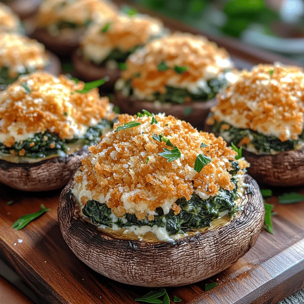 When it comes to appetizers that impress, few dishes can rival the savory Parmesan spinach stuffed mushrooms. This delectable recipe brings together earthy, meaty portobello mushrooms and a luscious filling brimming with fresh spinach, rich cream cheese, and robust Parmesan cheese. The result is a harmonious blend of flavors and textures that can elevate any gathering, be it a casual family dinner or a festive celebration.