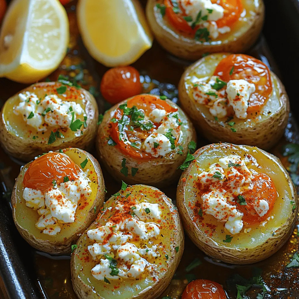 If you're looking for a dish that marries simplicity with gourmet flair, look no further than Baked Feta Potatoes with a Twist. This delightful recipe combines the classic comfort of baked potatoes with the rich, creamy goodness of feta cheese, elevating a humble staple into something extraordinary. The appeal of this dish lies not only in its taste but also in its versatility. Whether you're hosting a family dinner, planning a weekend gathering with friends, or simply craving a comforting meal, these baked feta potatoes are the perfect solution.