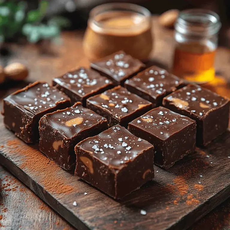 In recent years, the culinary world has seen a delightful shift towards healthier desserts that don't compromise on taste. As more people adopt vegan diets or simply seek to incorporate plant-based options into their meals, the demand for indulgent yet healthy dessert recipes has skyrocketed. Among these, the Decadent Vegan Chocolate Peanut Butter Fudge stands out as a quintessential treat that appeals to both vegans and non-vegans alike. This rich, creamy fudge offers a delightful combination of luscious chocolate and smooth peanut butter, making it a favorite for anyone with a sweet tooth.