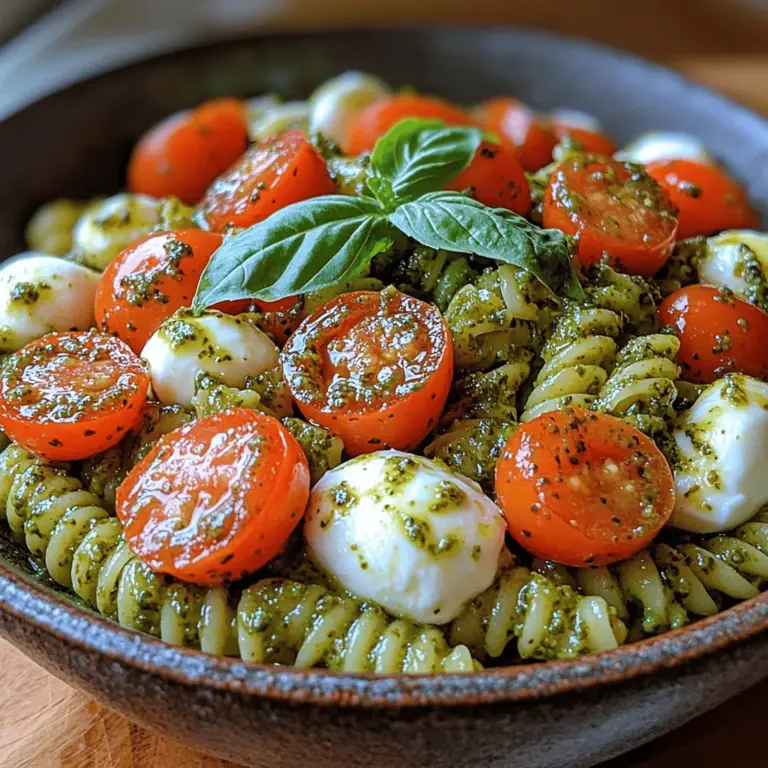 When it comes to cooking, especially for a dish as simple yet flavorful as chilled pesto pasta, the quality of your ingredients makes all the difference. Utilizing seasonal produce not only enhances the flavor profile but also supports local farmers and reduces your carbon footprint. Fresh basil, ripe cherry tomatoes, and creamy mozzarella are at their peak during the summer months, allowing you to create a dish that is not only delicious but also full of vibrant colors and nutrients.