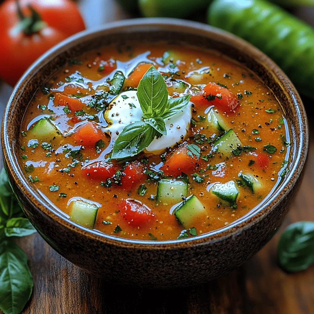 Understanding the key ingredients is essential in creating a dish that not only tastes great but is also healthy. Each component of our Chilled Garden Fresh Tomato Basil Bliss plays a significant role in delivering a symphony of flavors, textures, and nutritional benefits.