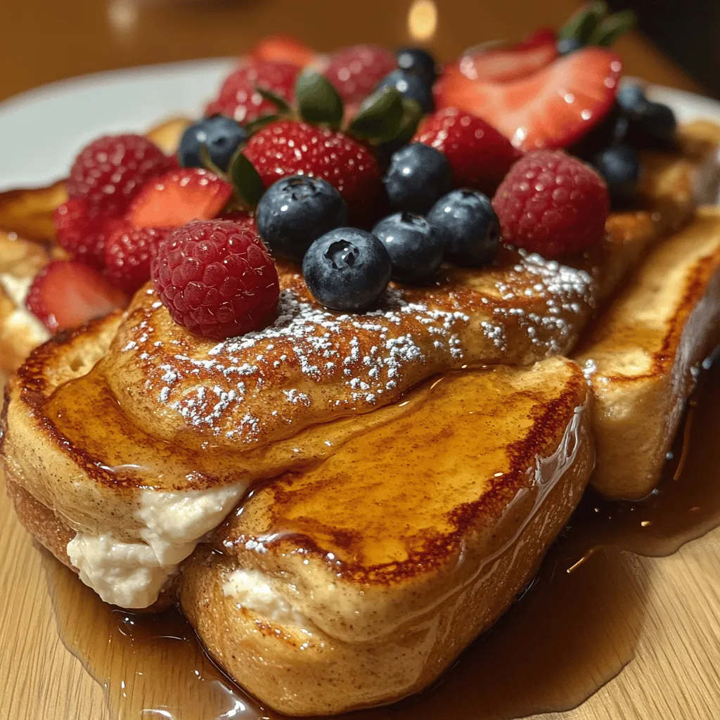 Imagine waking up to the enticing aroma of warm, buttery toast infused with the sweet scent of vanilla and cinnamon. Welcome to the world of Heavenly Cream Cheese Stuffed French Toast—a breakfast dish that is not just a meal but an experience. This delightful recipe combines the richness of cream cheese with the soft, pillowy texture of thick-cut bread, elevating the classic French toast into a gourmet delight. Whether it's a special occasion, a leisurely weekend brunch, or simply a well-deserved treat, this dish promises to bring joy to both the cook and the guests.