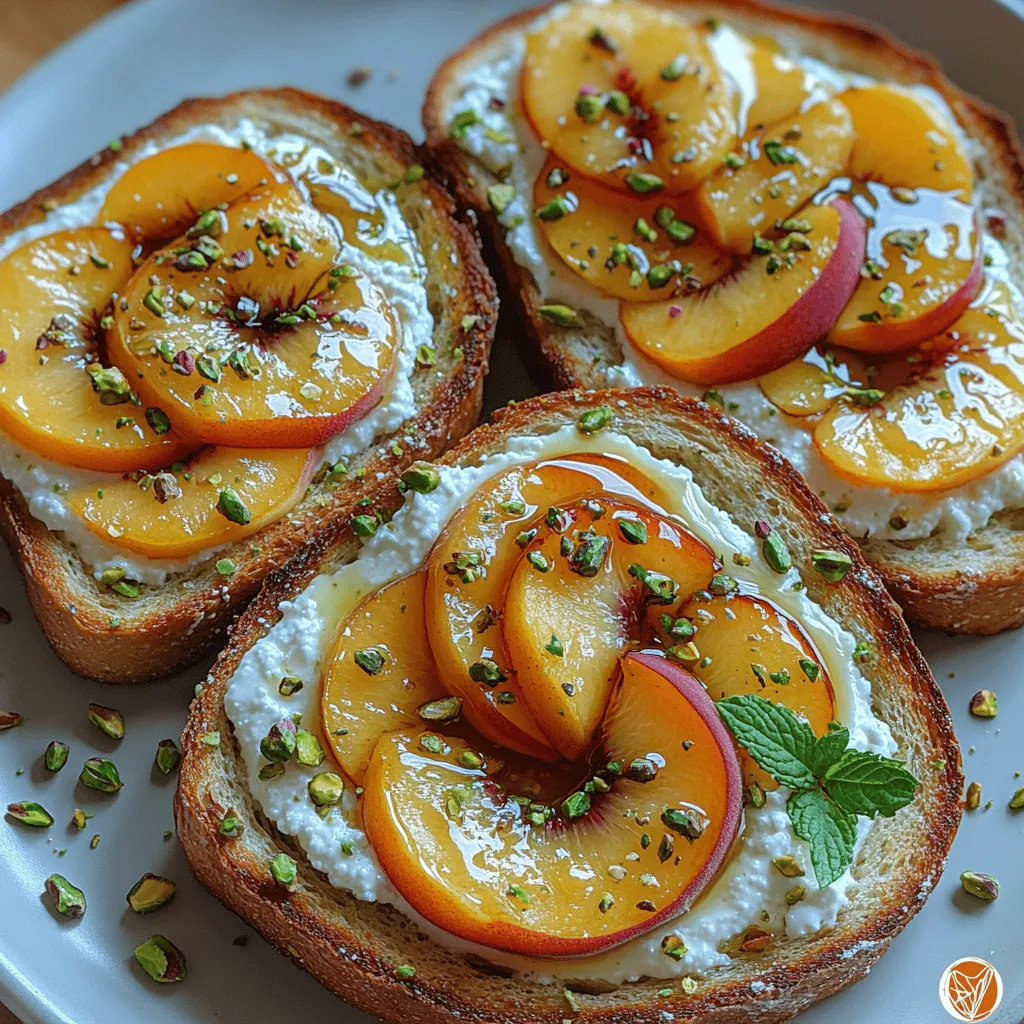 Toast is a wonderfully versatile dish that can serve as a canvas for countless flavors and ingredients. From savory combinations like avocado and poached eggs to sweet toppings like nut butter and banana, the possibilities are endless. Today, we’re diving into a delightful summer recipe that embodies the essence of seasonal dining: Peach Honey Ricotta Toast. This dish celebrates the juicy, sun-ripened peaches of summer, paired harmoniously with creamy ricotta cheese and a drizzle of sweet honey.
