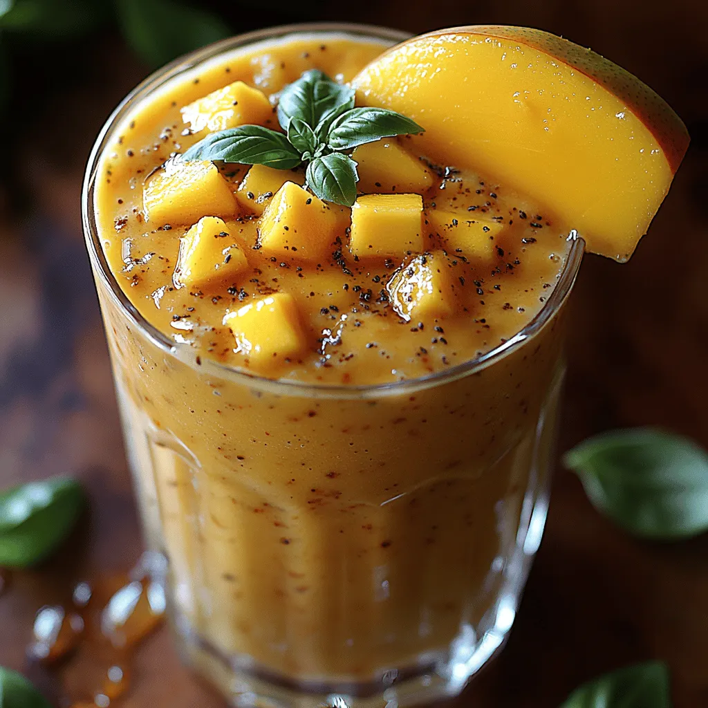 When summer arrives, there's nothing quite like the refreshing taste of a smoothie to awaken your senses and energize your day. Enter the Mango Basil Bliss Smoothie—a delightful fusion of tropical flavors and aromatic herbs that’s perfect for breakfast or as a revitalizing snack. This vibrant drink not only looks appealing with its sunny hue but also delivers a wealth of nutrients, making it a blissful addition to your daily routine.