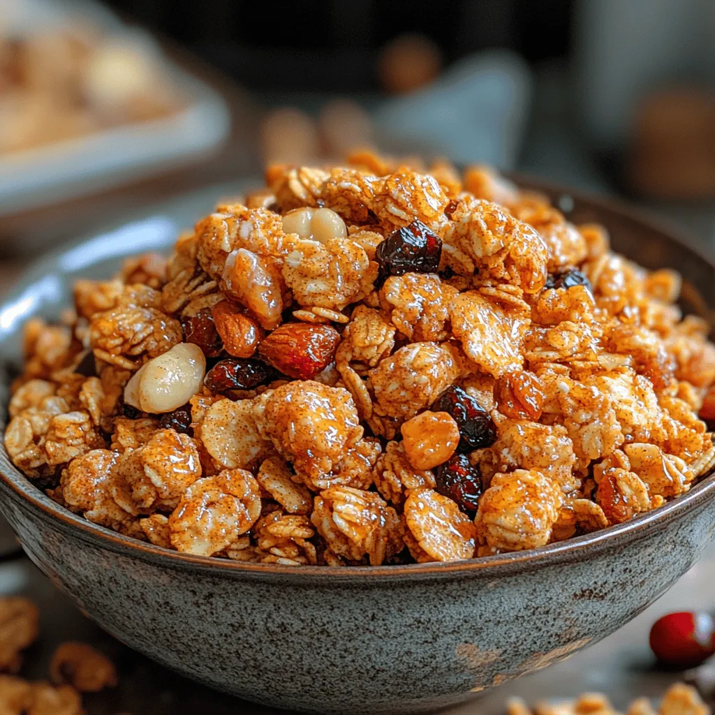 Granola is one of those versatile snacks that can elevate your breakfast or provide a wholesome treat any time of the day. It has grown in popularity for its convenience, health benefits, and the endless ways to customize it. Among the many variations available, Crunchy Maple Cinnamon Granola Clusters stand out for their delightful combination of flavors and textures. With the sweet, rich flavor of maple syrup complemented by the warm spice of cinnamon, this recipe offers a satisfying crunch, thanks to the rolled oats and mixed nuts.