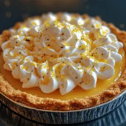 If you're looking for a dessert that combines the refreshing brightness of citrus with a creamy, indulgent texture, look no further than the Zesty Citrus Dream pie. This delightful lemon cream pie is not only a feast for the eyes with its vibrant yellow filling and fluffy topping, but it also offers an explosion of flavor that is sure to please your palate. The perfect balance of sweetness and tartness makes this pie an ideal choice for any occasion, whether it’s a summer barbecue, a holiday gathering, or just a sweet treat to brighten your day.