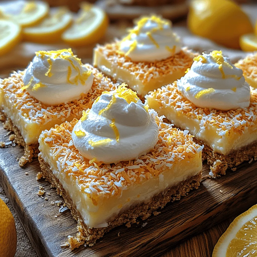 There’s something undeniably delightful about desserts that perfectly balance flavors and textures. Coconut Lemon Bliss Squares are a prime example of this harmony, blending the tropical sweetness of coconut with the zesty brightness of lemon. This dessert not only tantalizes your taste buds but also offers a refreshing treat that can lift your spirits. Whether you're hosting a summer party, celebrating a family gathering, or simply indulging in a sweet craving, these bliss squares are an ideal choice.