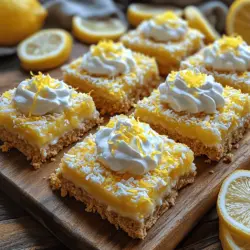 There’s something undeniably delightful about desserts that perfectly balance flavors and textures. Coconut Lemon Bliss Squares are a prime example of this harmony, blending the tropical sweetness of coconut with the zesty brightness of lemon. This dessert not only tantalizes your taste buds but also offers a refreshing treat that can lift your spirits. Whether you're hosting a summer party, celebrating a family gathering, or simply indulging in a sweet craving, these bliss squares are an ideal choice.