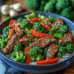 When it comes to the health benefits of Savory Beef & Broccoli Bliss, both beef and broccoli shine as nutritional powerhouses. Flank steak, the primary protein source in this recipe, is an excellent option for those looking to boost their protein intake. This cut of beef is not only lean but also packed with essential nutrients such as iron, zinc, and B vitamins. These vitamins and minerals are crucial for maintaining energy levels, supporting immune function, and promoting overall health. Additionally, flank steak is known for its flavorful profile, making it an ideal choice for stir-frying.