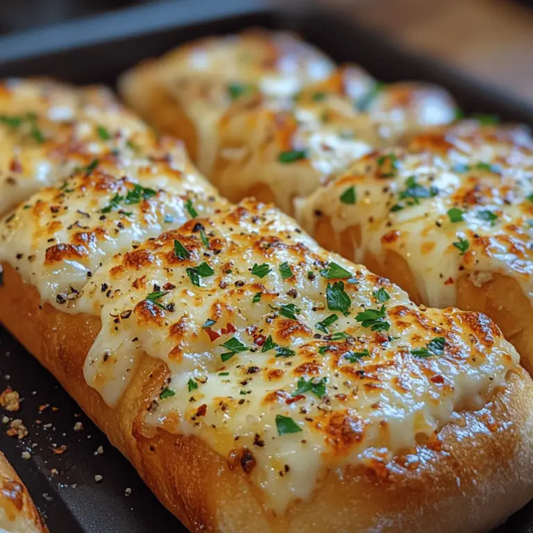 Comfort food has an undeniable charm, weaving its way into our hearts and homes, bringing people together over shared meals and cherished moments. Among the many contenders for the title of ultimate comfort food, cheesy garlic bread holds a special place. It’s more than just an appetizer; it’s an experience, a warm embrace of flavors that tantalizes the taste buds and evokes nostalgia. Enter the Cheesy Garlic Wonderland Bread — a delightful twist on the classic that takes garlic bread to new heights with a melty, cheesy goodness and a medley of herbs, making it a guaranteed crowd-pleaser.