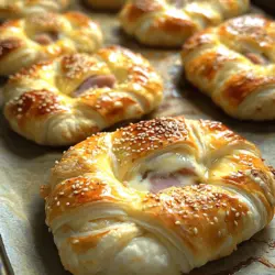If you're looking for an easy yet incredibly delicious appetizer that will impress your guests, look no further than Cheesy Ham Twister Delights. These delightful treats are a perfect combination of flaky puff pastry, savory ham, and gooey cheese, creating a mouthwatering experience that is sure to please. Whether you're hosting a party, planning a game day snack, or just want a quick and satisfying dish for your family, these cheesy delights are the answer.