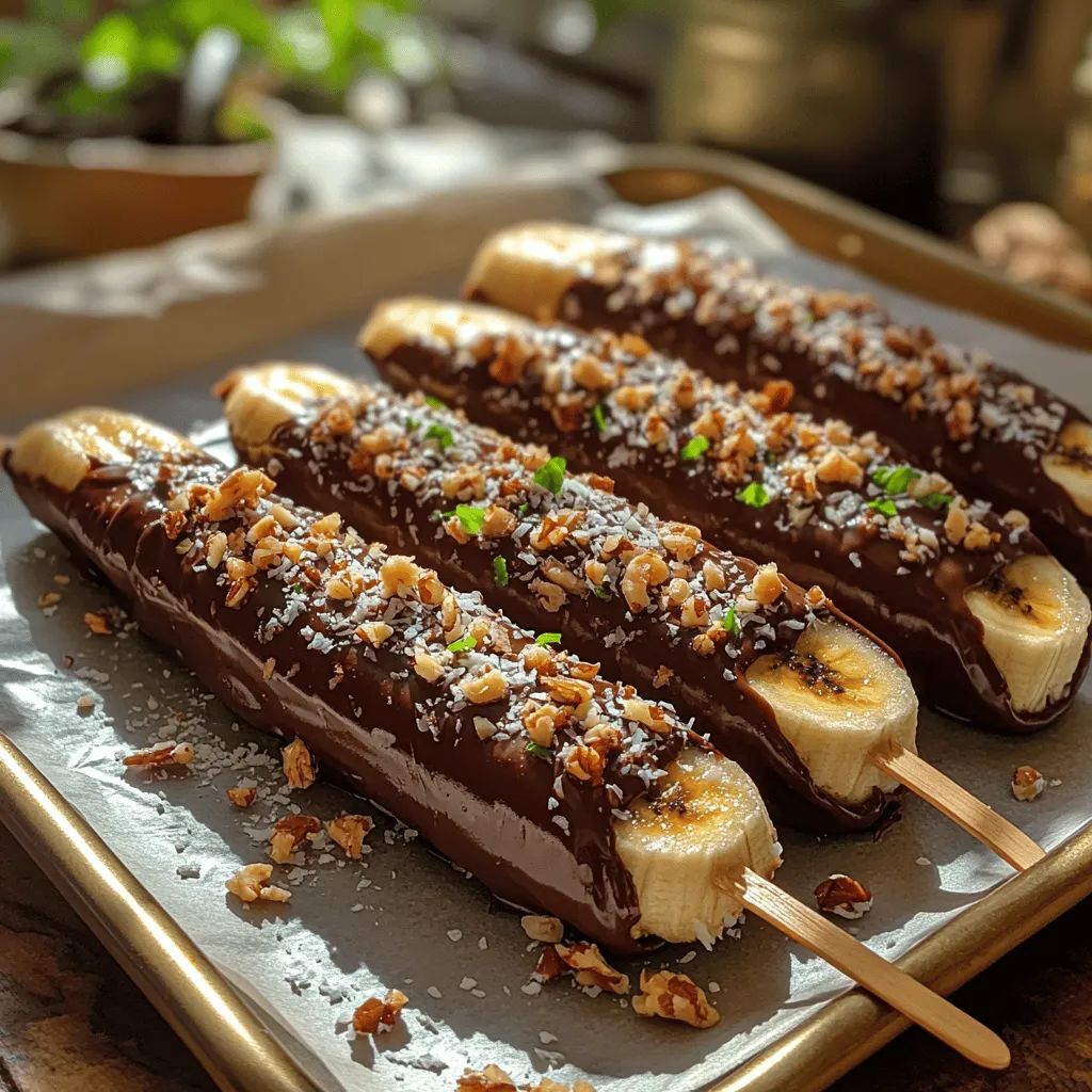 If you're on the hunt for a delightful and healthy treat that pleases both kids and adults, look no further than Choco-Banana Bliss Pops. This delicious dessert combines the natural sweetness of ripe bananas with the rich, indulgent flavor of chocolate, creating a snack that is as nutritious as it is satisfying. Whether you're looking for a fun summer treat, a quick after-school snack, or a guilt-free dessert, these pops are sure to become a favorite in your household.