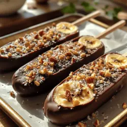 If you're on the hunt for a delightful and healthy treat that pleases both kids and adults, look no further than Choco-Banana Bliss Pops. This delicious dessert combines the natural sweetness of ripe bananas with the rich, indulgent flavor of chocolate, creating a snack that is as nutritious as it is satisfying. Whether you're looking for a fun summer treat, a quick after-school snack, or a guilt-free dessert, these pops are sure to become a favorite in your household.