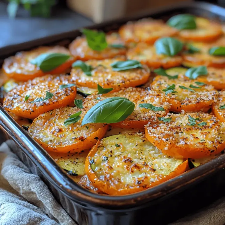 If you’re on the hunt for a delicious, healthy, and versatile dish that can easily be adapted to various occasions, look no further than the Savory Parmesan Tomato Zucchini Bake. This delectable recipe showcases the best of seasonal vegetables, bringing together the fresh flavors of zucchini and ripe tomatoes, all while enveloped in a savory blanket of cheese and breadcrumbs. Whether you're hosting a family dinner, preparing a potluck dish, or simply looking for a wholesome meal, this bake is sure to impress.