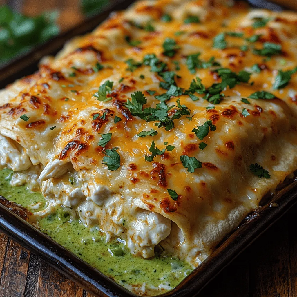 Cheesy White Chicken Enchilada Casserole is the epitome of comfort food, perfectly designed to satisfy your cravings while also bringing a bit of fiesta flair to the dinner table. This dish combines tender chicken, creamy sauces, and a medley of cheeses, all layered between soft tortillas. It's not just a meal; it’s an experience that evokes the warm, vibrant flavors of traditional Mexican cuisine.