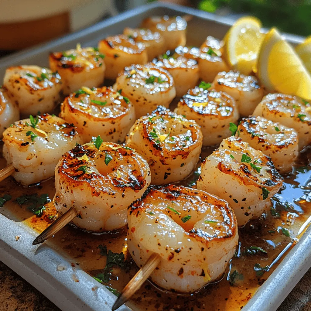 Shrimp has captivated the palates of food lovers around the globe for centuries, earning its place as a culinary staple in various cultures. Whether fried, grilled, or sautéed, this versatile seafood is cherished for its quick cooking time and its ability to soak up flavors beautifully. Among the multitude of shrimp recipes, Zesty Lemon Garlic Shrimp Skewers stand out as a perfect embodiment of summer dining—fresh, vibrant, and utterly delicious. This dish is not only an ideal choice for outdoor grilling but also a fantastic option for quick weeknight dinners, making it a versatile addition to your cooking repertoire.