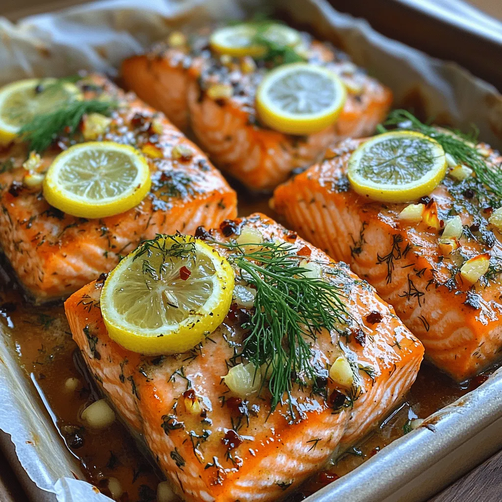 If you're looking for a dish that is both healthy and bursting with flavor, look no further than savory baked salmon with garlic and dill. This delightful recipe not only celebrates the rich and buttery flavors of salmon but also highlights the aromatic freshness of garlic and dill, creating a meal that is both satisfying and nourishing. Whether you're preparing dinner for your family or hosting a small gathering with friends, this dish will impress.