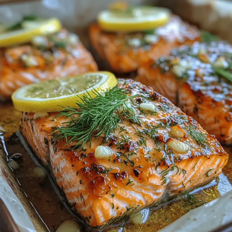 If you're looking for a dish that is both healthy and bursting with flavor, look no further than savory baked salmon with garlic and dill. This delightful recipe not only celebrates the rich and buttery flavors of salmon but also highlights the aromatic freshness of garlic and dill, creating a meal that is both satisfying and nourishing. Whether you're preparing dinner for your family or hosting a small gathering with friends, this dish will impress.
