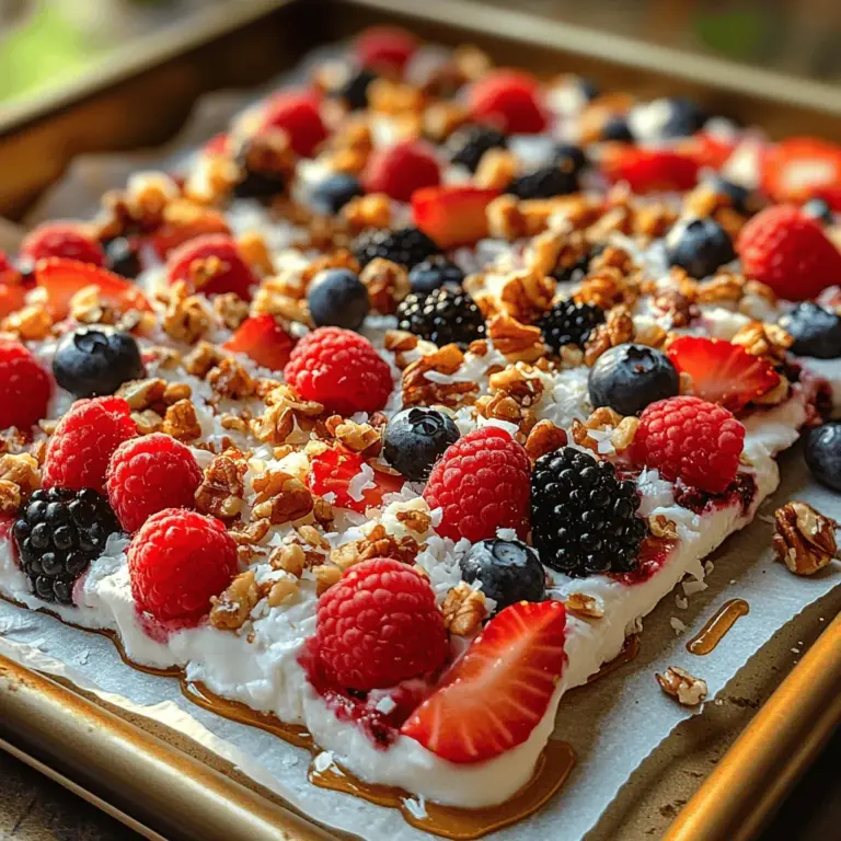 To create the delicious Berry Bliss Frozen Yogurt Bark, it's essential to understand the core ingredients that contribute to its delightful flavor and health benefits. Let's dive deeper into each component, exploring their nutritional advantages and how they come together to create this refreshing dessert.