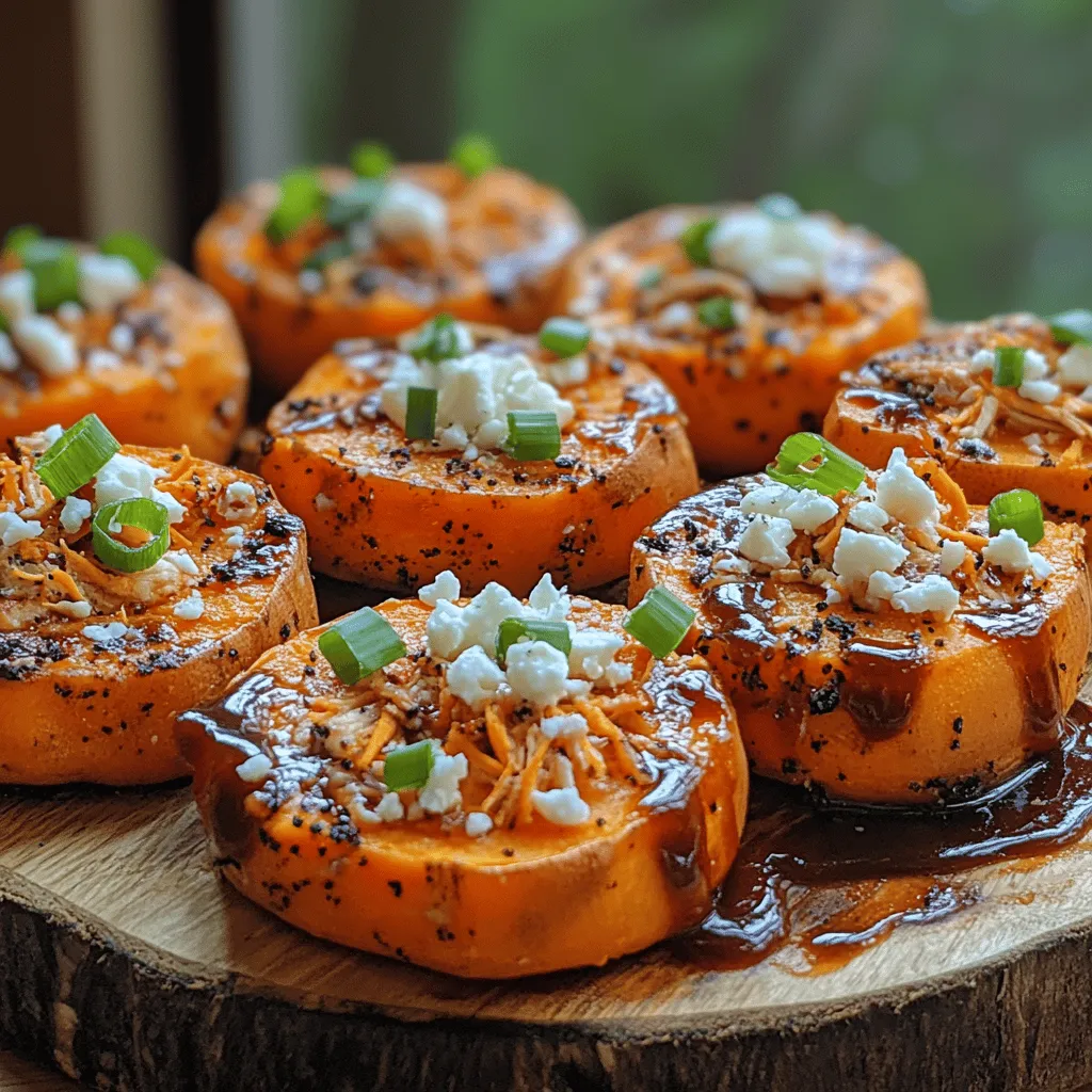 BBQ Chicken Sweet Potato Bites are the perfect blend of savory and sweet, making them an irresistible appetizer or snack for any occasion. These delightful bites combine the rich, smoky flavor of BBQ chicken with the natural sweetness of roasted sweet potatoes, creating a dish that is both satisfying and packed with flavor. Whether you’re hosting a gathering or looking for a quick and healthy snack, these sweet potato bites are sure to impress your guests and leave them craving more.