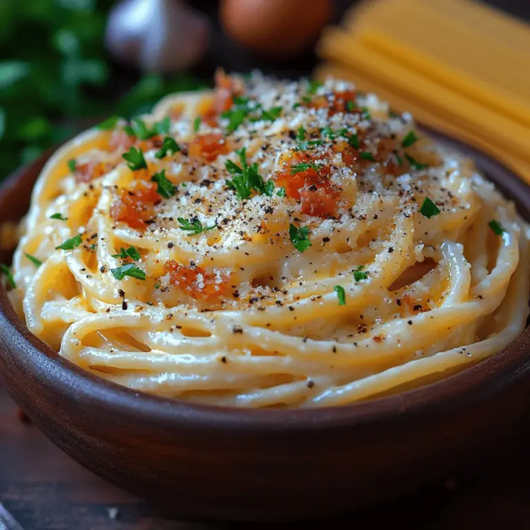 Welcome to the rich and creamy world of Italian cuisine! Today, we will explore the mouthwatering Spaghetti Carbonara Deliziosa, a dish that embodies the essence of Italian cooking with its simplicity, bold flavors, and comforting textures. Spaghetti Carbonara is not just a meal; it’s an experience that transports you to the charming streets of Rome with every bite.