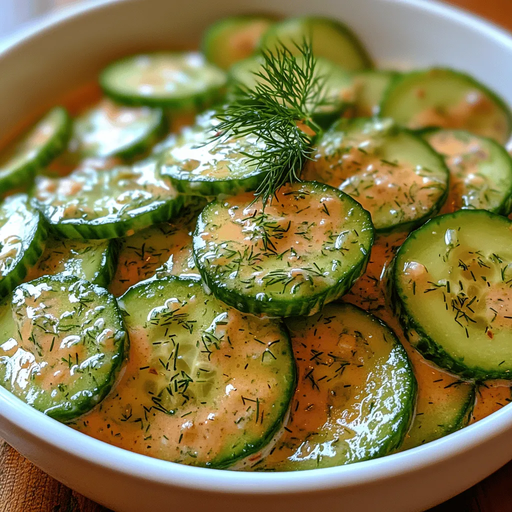 As the warm weather rolls in, nothing beats a refreshing salad to complement your meals. One delightful option that embodies the essence of summer is the Refreshing Creamy Cucumber Dill Salad. This dish is not only a vibrant addition to your table but also a nutritious one, making it a perfect choice for health-conscious eaters. Bursting with flavors and textures, this salad combines the crisp freshness of cucumbers with the creamy tang of Greek yogurt and the aromatic essence of dill.