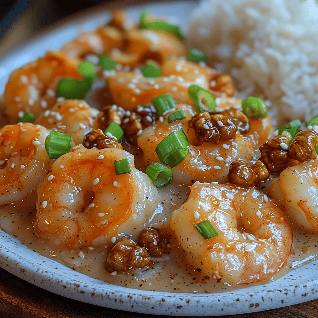 Honey Walnut Shrimp is a beloved dish that beautifully represents the fusion of Chinese and American culinary traditions. This dish has carved out a special place in the hearts of many food lovers, characterized by its delightful combination of flavors and textures. Imagine the sweetness of honey mingling with the rich crunch of toasted walnuts, all enveloping succulent shrimp. It’s a dish that not only satisfies the taste buds but also appeals to the senses with its vibrant presentation.