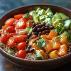 In a world where health consciousness is on the rise, colorful quinoa veggie bowls have emerged as not just a feast for the eyes but also a wholesome option for the palate. These bowls are perfect for anyone looking to infuse their meals with color, flavor, and nutrition. The combination of quinoa and an array of fresh vegetables creates a satisfying dish that is easy to prepare and highly customizable. Whether you're a busy professional, a fitness enthusiast, or simply someone who enjoys delicious food, this recipe caters to those seeking nutritious and satisfying meals.