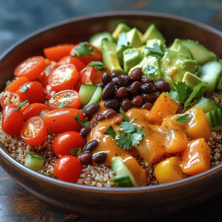 In a world where health consciousness is on the rise, colorful quinoa veggie bowls have emerged as not just a feast for the eyes but also a wholesome option for the palate. These bowls are perfect for anyone looking to infuse their meals with color, flavor, and nutrition. The combination of quinoa and an array of fresh vegetables creates a satisfying dish that is easy to prepare and highly customizable. Whether you're a busy professional, a fitness enthusiast, or simply someone who enjoys delicious food, this recipe caters to those seeking nutritious and satisfying meals.