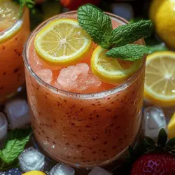 To craft the perfect Frosty Strawberry Lemonade, it is crucial to understand the role each ingredient plays in the recipe. Let’s take a closer look at the stars of this refreshing drink: