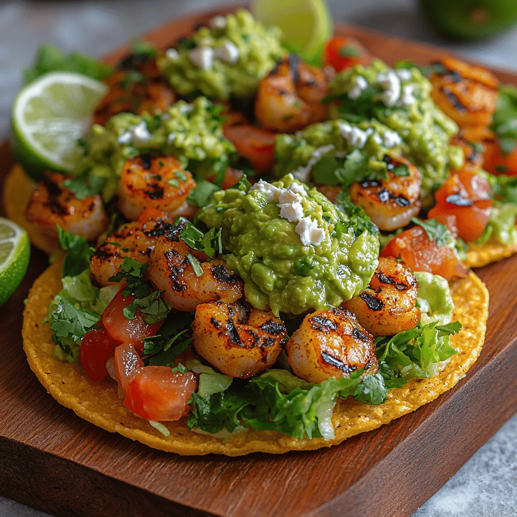 In Mexican cuisine, tostadas serve as a versatile base for an array of toppings, ranging from beans to various meats and seafood. The crispiness of the tostada provides a delightful contrast to the soft, creamy guacamole and tender shrimp, creating a symphony of textures with every bite. The cultural significance of tostadas in Mexico cannot be understated—they are a popular choice for meals and snacks, often enjoyed as a street food delicacy.