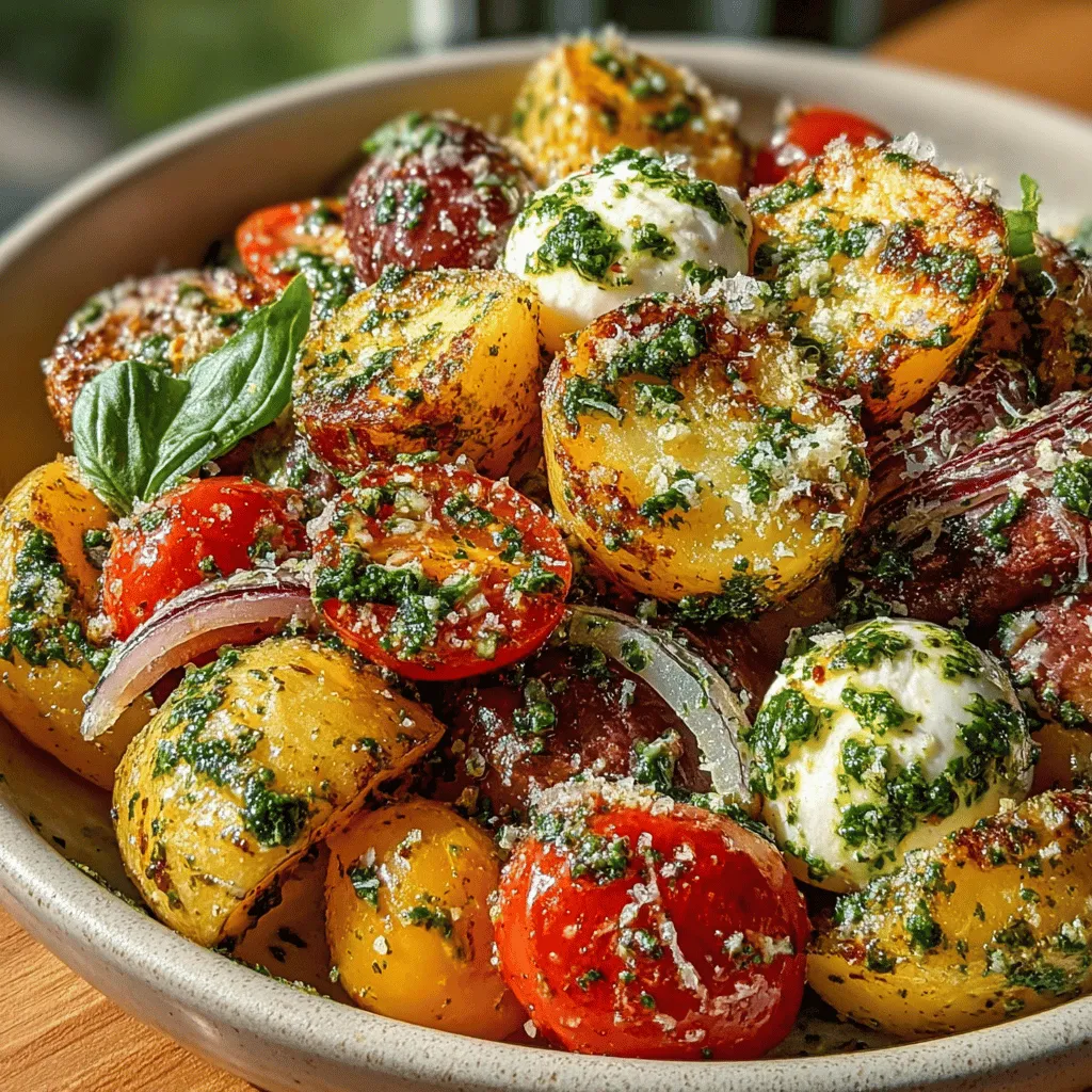 Potato salad is a beloved staple at gatherings, barbecues, and picnics, celebrated for its versatility and comfort. Traditionally made with a creamy dressing or a tangy vinaigrette, it’s a dish that evokes memories of summer days and family dinners. However, there’s a way to elevate this classic side dish into something truly special: by incorporating basil pesto. This vibrant twist infuses the salad with fresh, aromatic flavors that can transform any meal into a culinary experience. Whether you're hosting a summer get-together or simply looking for a delightful addition to your weekday dinner, basil pesto potato salad is sure to impress.