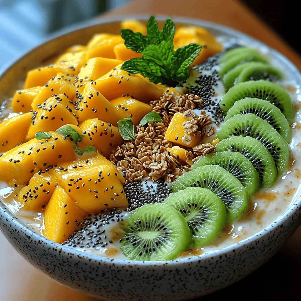 In the realm of healthy eating, smoothie bowls have emerged as a delightful and nutritious option, perfect for breakfast or a refreshing snack. The Tropical Paradise Smoothie Bowl, brimming with vibrant colors and tropical flavors, invites you to indulge in a delicious yet wholesome experience. This article will guide you through the ingredients, preparation steps, and the many benefits of this delightful recipe, ensuring a satisfying culinary journey that transports you straight to a sun-kissed paradise.
