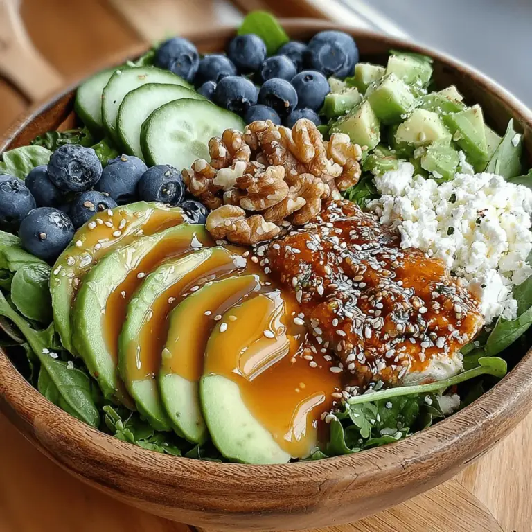 In the world of culinary creativity, few dishes can rival the refreshing and nutritious allure of a Blueberry & Tuna Salad Bowl. This vibrant salad combines the rich flavors of tuna with the sweet, tangy burst of fresh blueberries, creating a delightful balance that tantalizes the taste buds. Whether you're seeking a quick lunch, a light dinner, or a nutritious snack, this salad stands out for its unique combination of ingredients that cater to both health-conscious individuals and flavor enthusiasts alike.