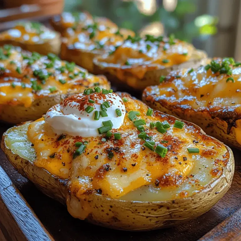 Crispy garlic potato skins are more than just a delicious snack; they are a celebration of simple ingredients that come together to create a dish bursting with flavor and texture. Whether you're hosting a gathering, watching the big game, or simply enjoying a cozy family dinner, these crispy bites are sure to impress. The appeal of potato skins lies in their versatility; they can be enjoyed as a standalone snack or served alongside dips, making them a perfect addition to any menu.