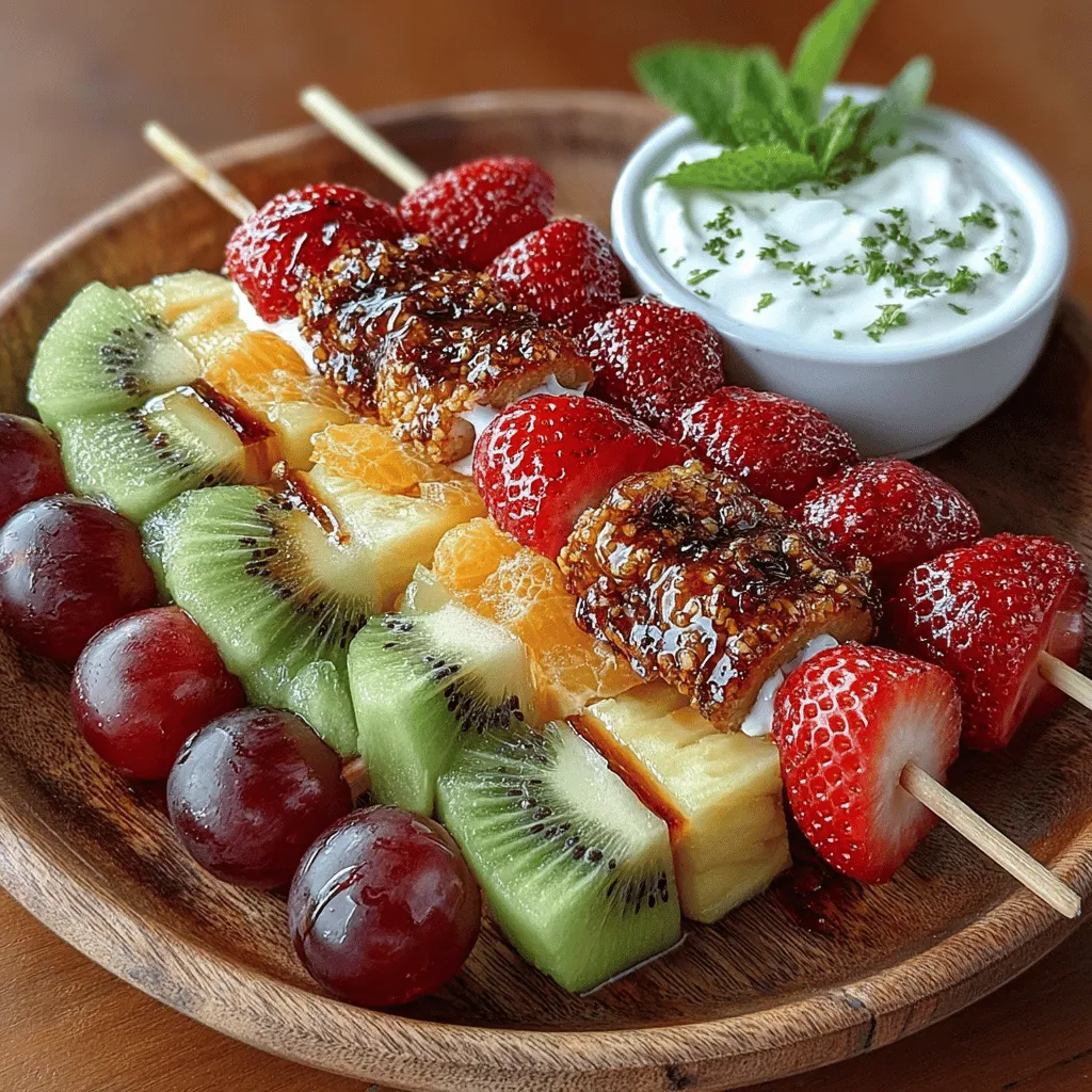 To create the most vibrant and nutritious fruit skewers, it's important to understand the health benefits of the chosen fruits. Here’s a closer look at the nutritional profiles of each fruit included in this recipe: