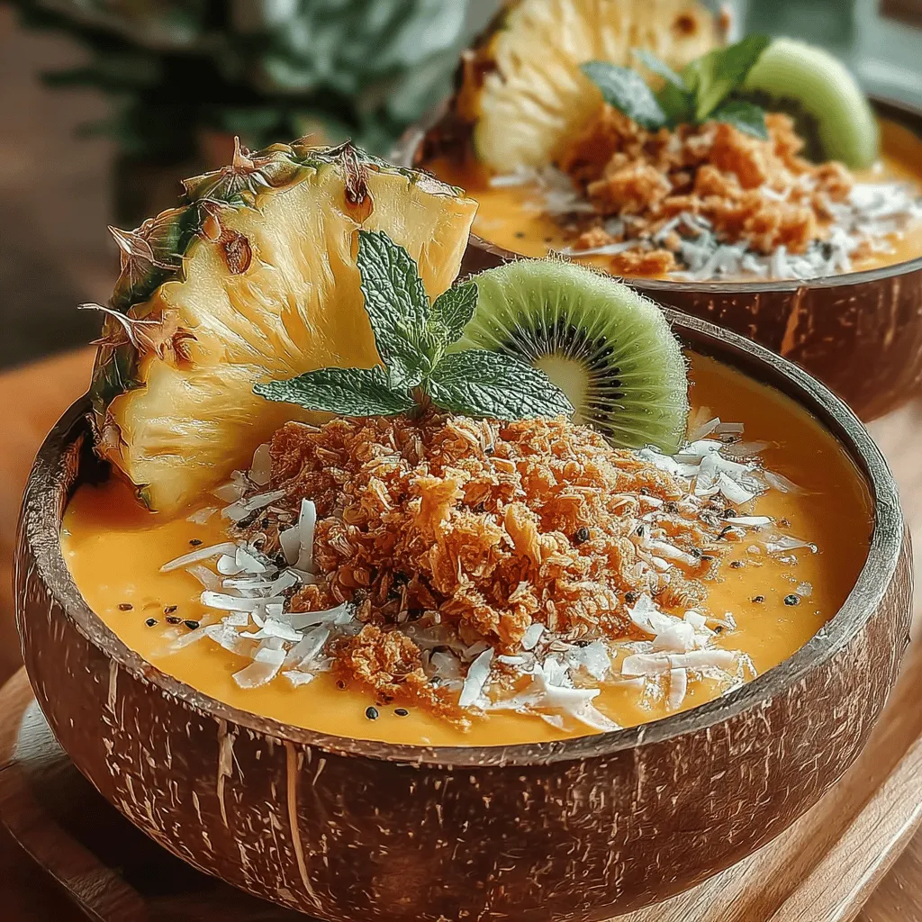 In recent years, smoothie bowls have emerged as a trendy and nutritious breakfast option, captivating the hearts (and taste buds) of health enthusiasts around the world. These vibrant bowls offer a delightful combination of flavor and texture, making them not only a feast for the palate but also a visual treat. One such recipe that embodies the essence of tropical delight is the Tropical Paradise Bowl. With its refreshing ingredients and a delightful medley of flavors, this bowl can transport you to a sunny beach, making it the perfect choice for any time of the year.