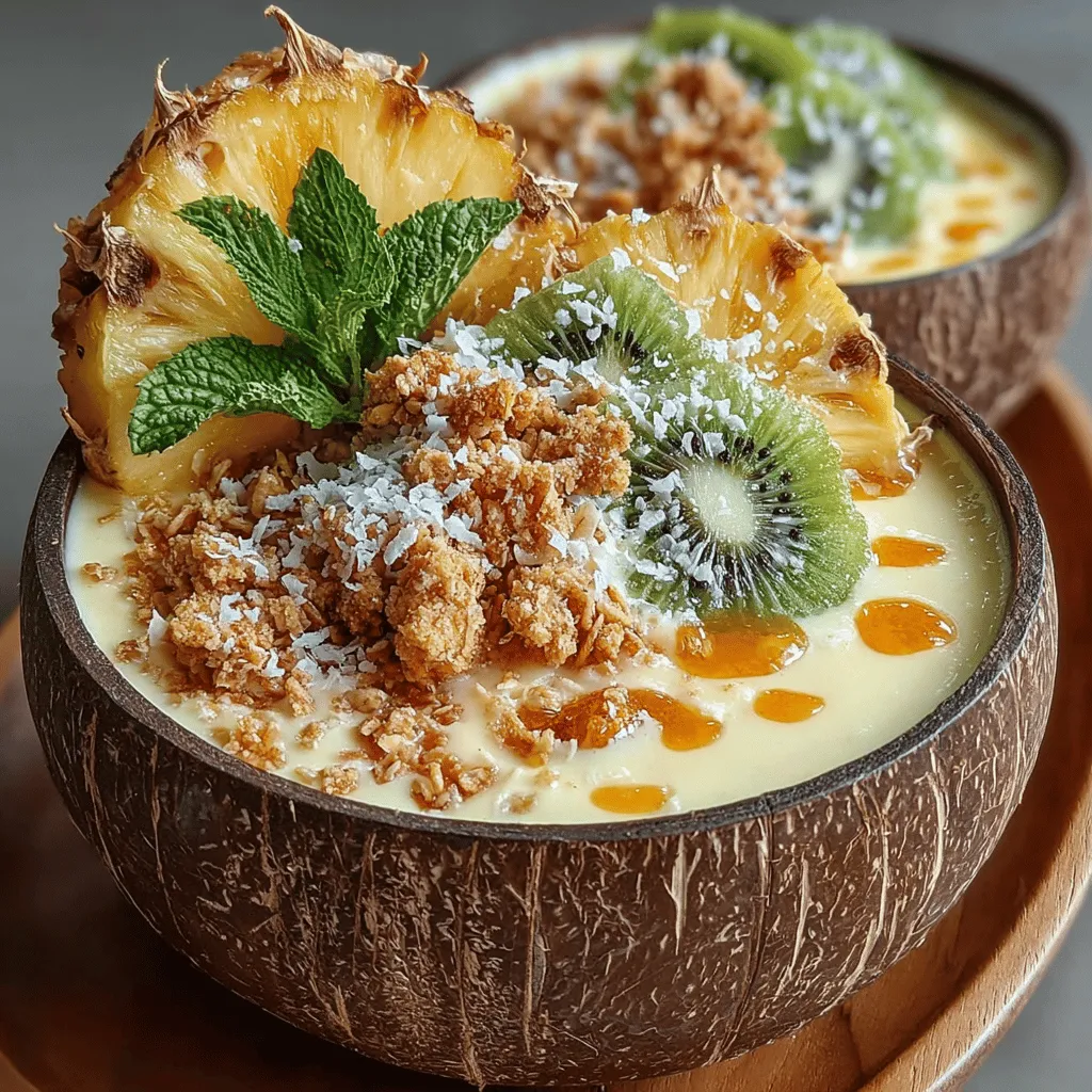 In recent years, smoothie bowls have emerged as a trendy and nutritious breakfast option, captivating the hearts (and taste buds) of health enthusiasts around the world. These vibrant bowls offer a delightful combination of flavor and texture, making them not only a feast for the palate but also a visual treat. One such recipe that embodies the essence of tropical delight is the Tropical Paradise Bowl. With its refreshing ingredients and a delightful medley of flavors, this bowl can transport you to a sunny beach, making it the perfect choice for any time of the year.