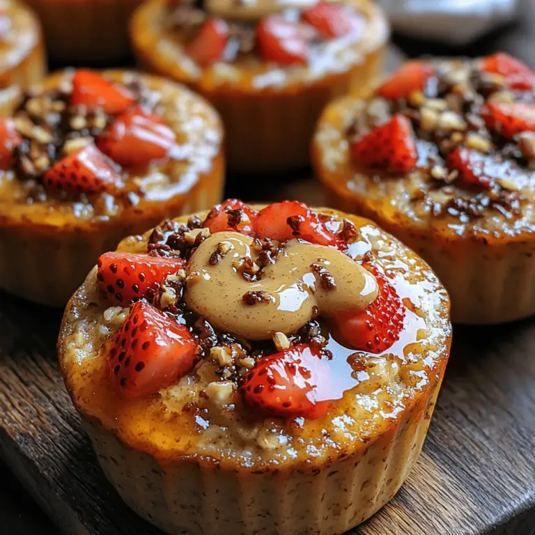 In a world where breakfast often gets overshadowed by the hustle and bustle of daily routines, finding a nutritious yet delicious option can feel like a daunting task. Enter the Sweet Strawberry Oat Cups—a delightful blend of flavors and textures that not only tantalize your taste buds but also provide a host of health benefits. Perfect for busy mornings, as an on-the-go snack, or even as a guilt-free dessert, these oat cups are incredibly versatile, making them an excellent addition to any meal plan.