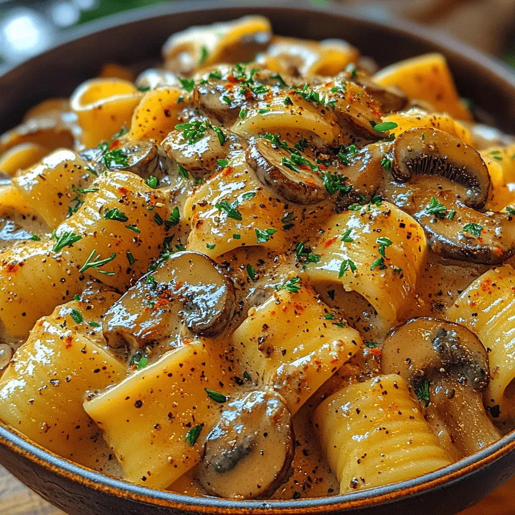 In the realm of comfort food, few dishes can compete with the rich, velvety allure of mushroom stroganoff. This savory creamy recipe elevates a classic favorite by combining wide egg noodles with an indulgent sauce crafted from cremini mushrooms, aromatic herbs, and a hint of Dijon mustard. The result is a dish that is not only satisfying but also bursting with flavor, making it perfect for cozy weeknight dinners or special gatherings. Whether you're a vegetarian or a meat-lover, our mushroom stroganoff is designed to impress and delight all palates.