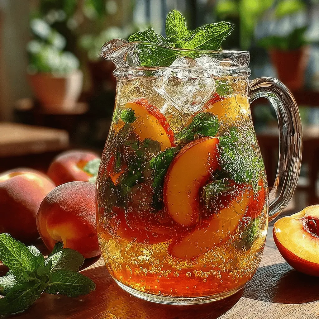 As you prepare your refreshing Peach Iced Green Tea, the sweetness level is a crucial element that can elevate your drink from good to exceptional. Start by brewing your green tea and allow it to cool slightly before adding any sweetener. This step is essential as adding sugar or honey to hot tea ensures better dissolution.