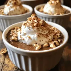 Indulging in a rich, creamy dessert can be one of life’s simplest pleasures, and the Silky Chocolate Hazelnut Pot de Crème encapsulates that experience beautifully. This luscious French dessert marries the deep, bittersweet flavors of high-quality chocolate with the nutty, earthy undertones of hazelnuts, creating an irresistible combination that tantalizes the taste buds. Often served as an elegant finish to a meal, this dessert is not only a feast for the palate but also a visual delight, presented in charming little pots that enhance its sophisticated appeal.