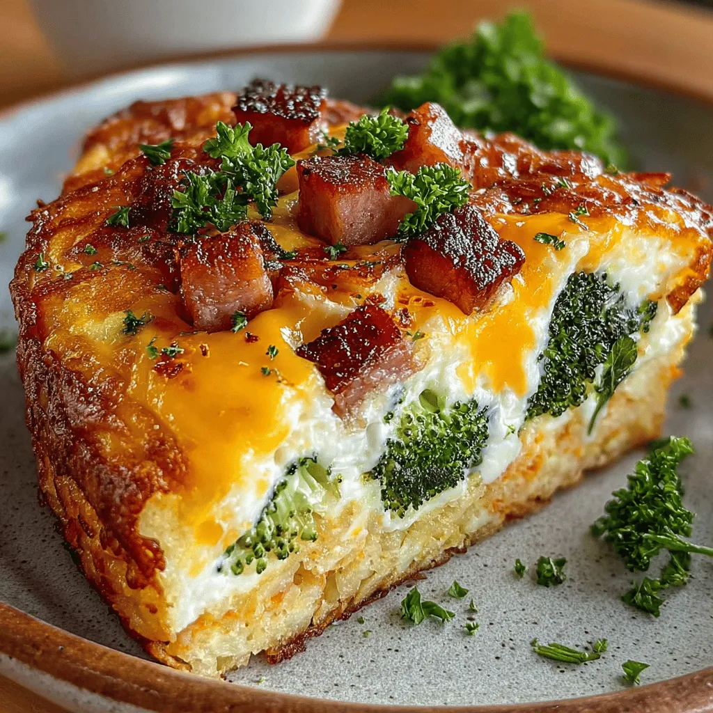Breakfast is often touted as the most important meal of the day, and it's no wonder why breakfast bakes have gained immense popularity in recent years. These versatile dishes offer a convenient way to combine a variety of flavors and nutrients into one hearty serving, making them ideal for busy mornings or leisurely weekend brunches. Among the myriad of breakfast bakes, the Cheesy Ham and Broccoli Breakfast Bake stands out as a nutritious and delicious option that caters to both taste and health.