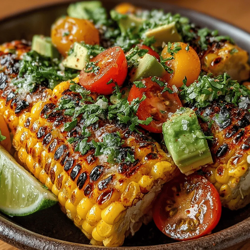 Grilling corn is an essential step in crafting a delightful Grilled Sweet Corn & Avocado Salad. It not only enhances the flavor through caramelization but also adds a beautiful smoky char. Here’s how to do it safely and effectively.