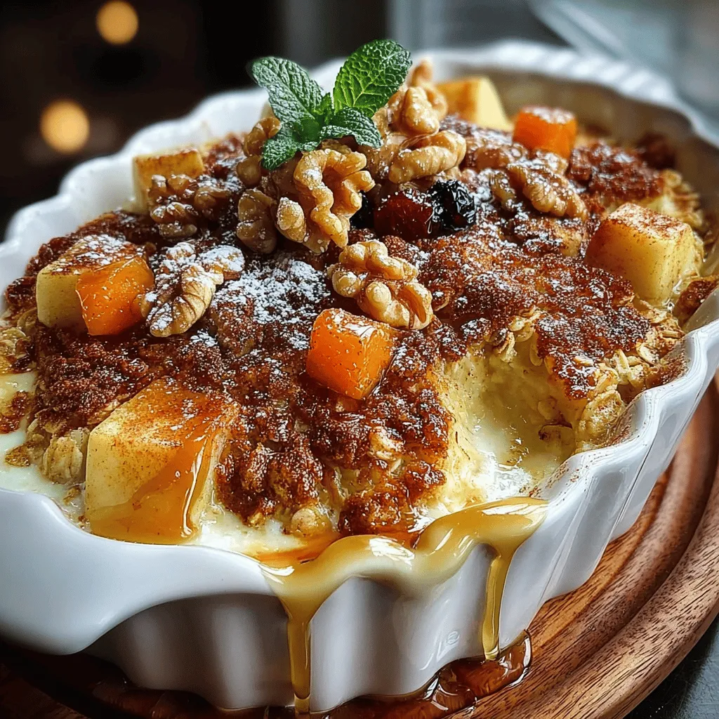In the realm of comfort foods, oatmeal stands out as a nourishing staple that has warmed hearts and filled bellies for generations. Not only is oatmeal a hearty breakfast option, but it also boasts a wealth of nutritional benefits that make it a smart choice for anyone looking to enhance their diet. Enter the warm cinnamon apple oatmeal bake, a delightful twist on traditional oatmeal that transforms simple ingredients into a cozy, satisfying dish. This recipe combines the wholesome goodness of oats with the sweet, spiced flavor of baked apples, creating a breakfast that is both delicious and energizing.