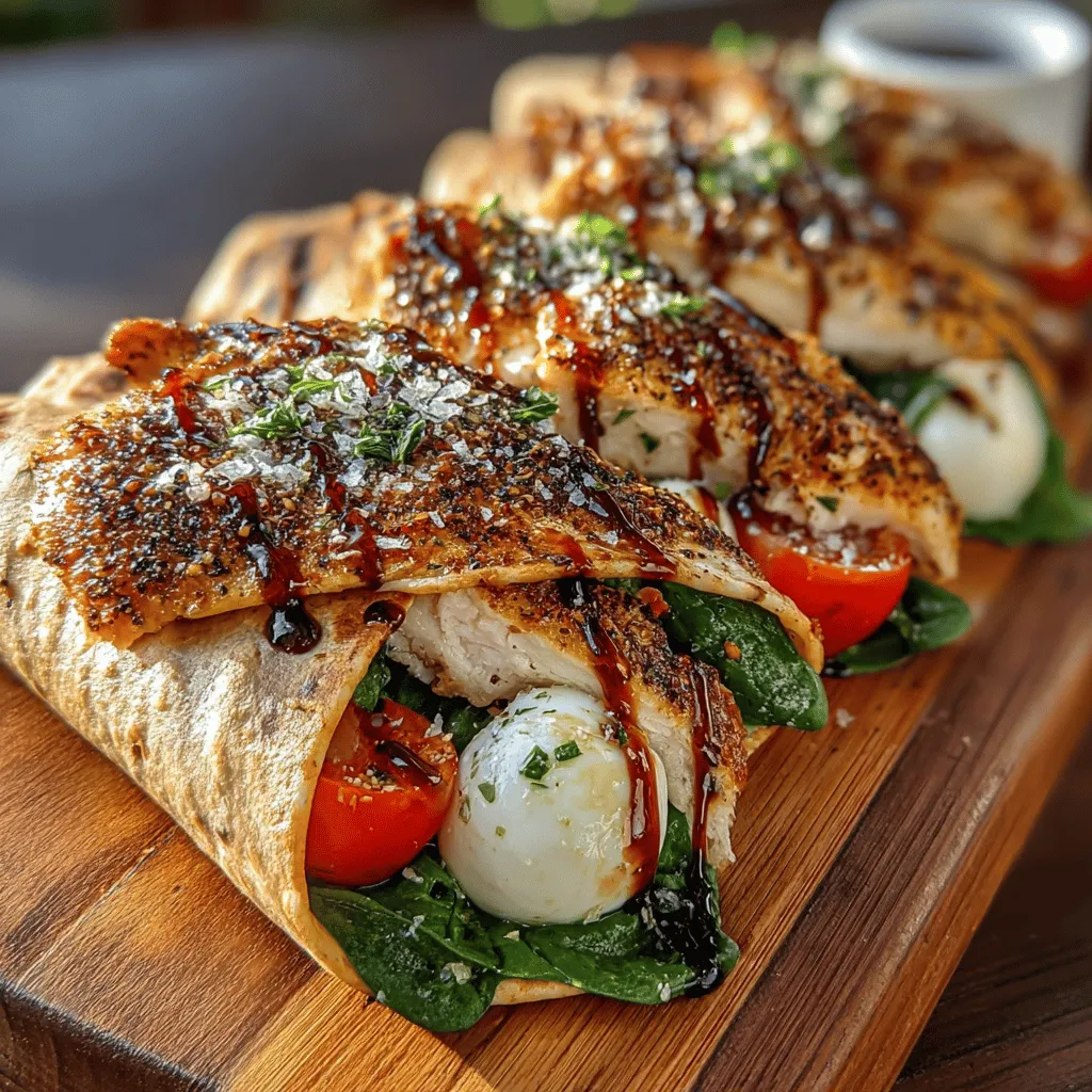 Wraps have surged in popularity over the years, becoming a go-to meal option for busy individuals and families alike. Their versatility allows for endless flavor combinations and makes them ideal for any occasion—from quick lunches on the go to elegant dinners. Among the myriad of wrap variations, the Caprese Chicken Wrap stands out, combining the classic flavors of Italy with a nutritious twist. This dish captures the essence of the beloved Caprese salad, featuring fresh tomatoes, basil, and mozzarella, while incorporating tender chicken for a satisfying and balanced meal.